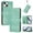 Mint, variant on Allytechgroup Case for iPhone 14 with Credit Card Slot, RFID Blocking PU Leather Flip Wallet Stand Phone Case with Lanyard Shockproof and Anti-Scratch Cover for iPhone 14, Winered