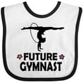 thumbnail image 3 of Inktastic Future Gymnast Cute Girls Girls Baby Bib, 3 of 4
