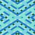 thumbnail image 1 of Ahgly Company Tapis d'Intérieur Lavable en Machine Carré Transitionnel Vert Turquoise Foncé, 5 Pieds Carré, 1 of 7