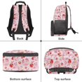 thumbnail image 5 of KUIFORTI Strawberry Axolotl Kids Bookbag Girls School Backpack Comfortable with Adjustable Straps Large Capacity Daily Use Back to School Gifts for Students, 5 of 7