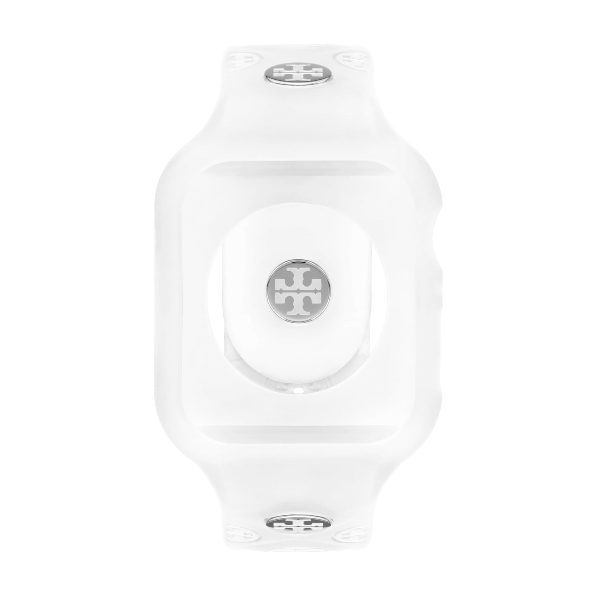 Tory Burch T Monogram TBS0117 White Silicone 41MM Apple Womens Watch Band