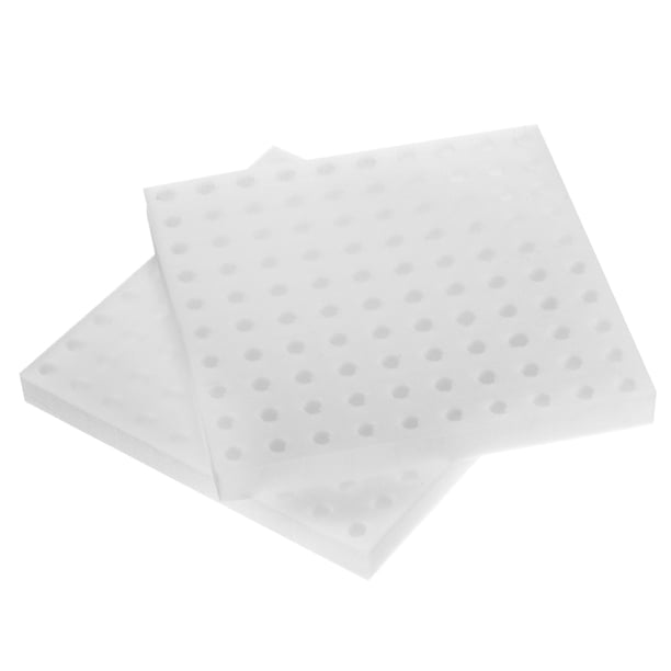 2uds Hidropónicas Esponjas, 9.84" Cultivo Medios Cuadradas Esponjas para Hogar Vegetales Flores Plantación, Blanco
