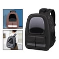 thumbnail image 2 of Sac à Dos Porte-Chat Transparent Compagnie Aérienne Voyage en Plein Air Noir, 2 of 7