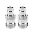 thumbnail image 2 of 2 Piezas Tipo N Hembra A BNC Hembra Conector RF Adaptador Coaxial Convertidor De Prueba, Conector BNC, Acoplador BNC, Adaptador BNC Con Material De Cobre, Ancho De Banda De, 2 of 7