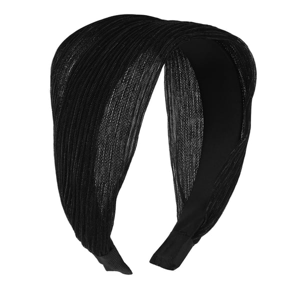 ZLight Fashion Women's Girls Hairband Wide Cloth Headband Hair Band Head Accessories black 1Set