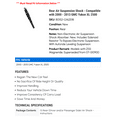 thumbnail image 2 of Rear Air Suspension Shock - Compatible with 2000 - 2013 GMC Yukon XL 2500 2001 2002 2003 2004 2005 2006 2007 2008 2009 2010 2011 2012, 2 of 2