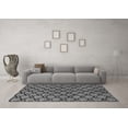 thumbnail image 3 of Ahgly Company Indoor Square Abstract Gray Modern Area Rugs, 7' Square, 3 of 4