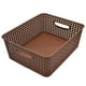thumbnail image 2 of Set De 4 Cajas, Canastas Organizadoras Tipo Rattan Café, 2 of 6