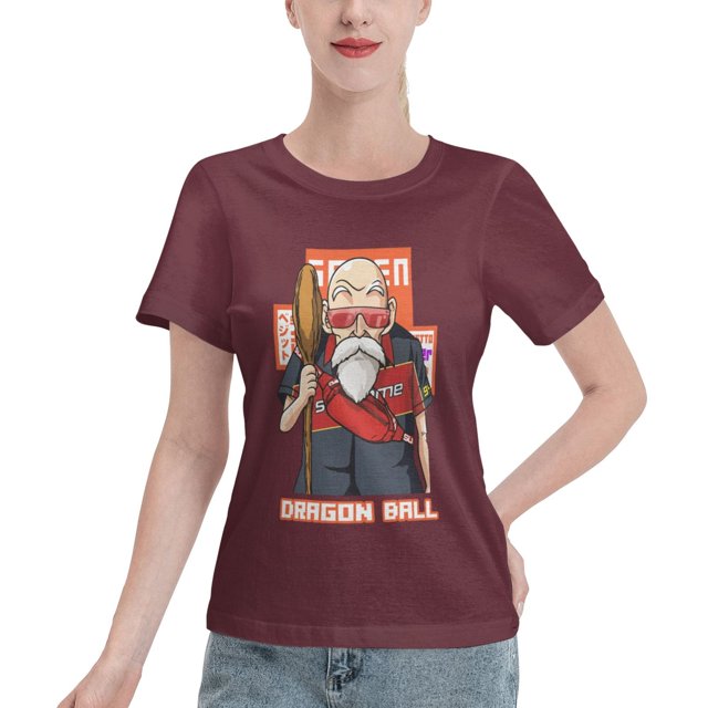 Women's Basic Short Sleeve T-Shirt Dragon Ball Turtle Fairy