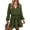 Green, variant on Long Sleeve Summer Dresses for Women Casual Tie Neck Ruffle Tiered A Line Mini Spring Wedding Guest Dress
