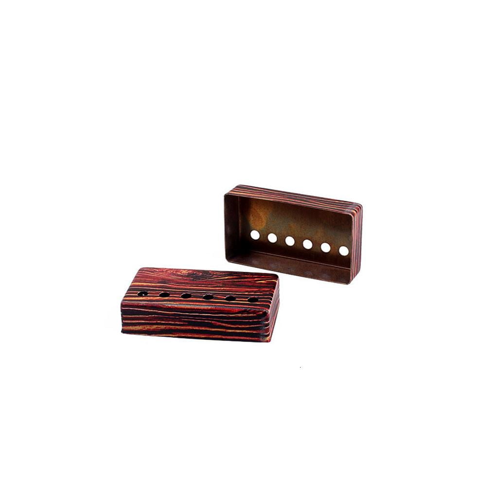 CEORPER 2Pcs Colorful Red Neck Bridge Humbucker Pickup Cover 50/52m for Electric Guitar