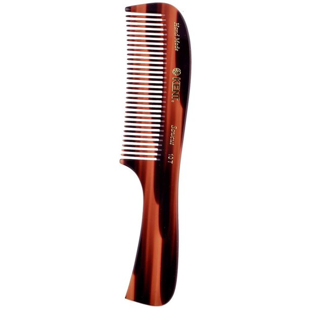 Kent 10T 8" Hand Made Wet/Thick Coarse Hair Rake Comb, Sawcut Walmart