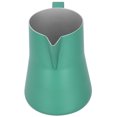 thumbnail image 4 of Coffee Pitcher Cup, Stainless Steel Steaming Pitchers, Streamlined Non- For Cafe Milk Green 550ml, 4 of 8