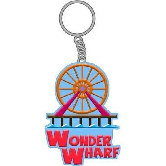 Key Chain - Bob's Burgers - Wonder Wharf 2" New kc-bob-fwhl