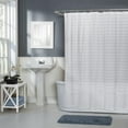 thumbnail image 1 of Cameron Fringe Cotton Fabric Shower Curtain, 1 of 6
