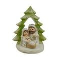 thumbnail image 2 of HaoXun Resin Nativity Scene Figurine - Compact Christmas Manger Ornament with Exquisite Details, Space-Saving Home & Store Decoration, Religious Holiday Desktop Decor, 2 of 8