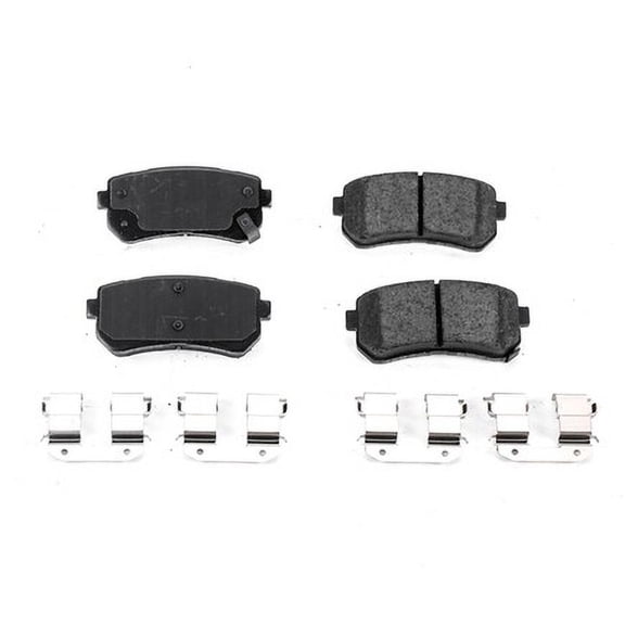 PowerStop 17-1829 Disc Brake Pad Set Hyundai, Kia (1.6, 2.0, 2.4) Disc Brake Pad Set - Rear