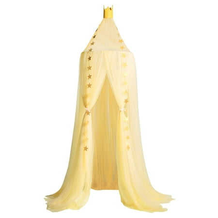 

New Year New You 2022! on Clearance Hesxuno Summer Crib Mosquito Net Princess Wind Mosquito Net Baby Child Cradle Dome Hanging Floor Bed Curtain Baby Essentials Baby Days Saving Event