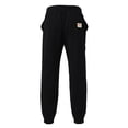 thumbnail image 7 of Men's Plush Belted Casual Pants - Cotton Solid Winter Trousers - Elastic Waist for Daily/Sports, 7 of 7