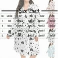 thumbnail image 2 of Plus Size Robes for Women Striped Printed Ribbed Knit Bathrobe Lightweight Long Sleeves Kimono Robe Soft Sleepwear, 2 of 3