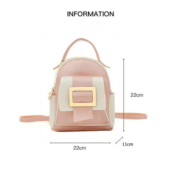 Mini Backpack Crossbody Bag For Teenage Girl Plaid Women Shoulder