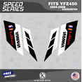 thumbnail image 3 of Kalair GFX Graphics Kit for Yamaha ATV YFZ 450 Carburator (2004-2008) Speed Series, 3 of 5