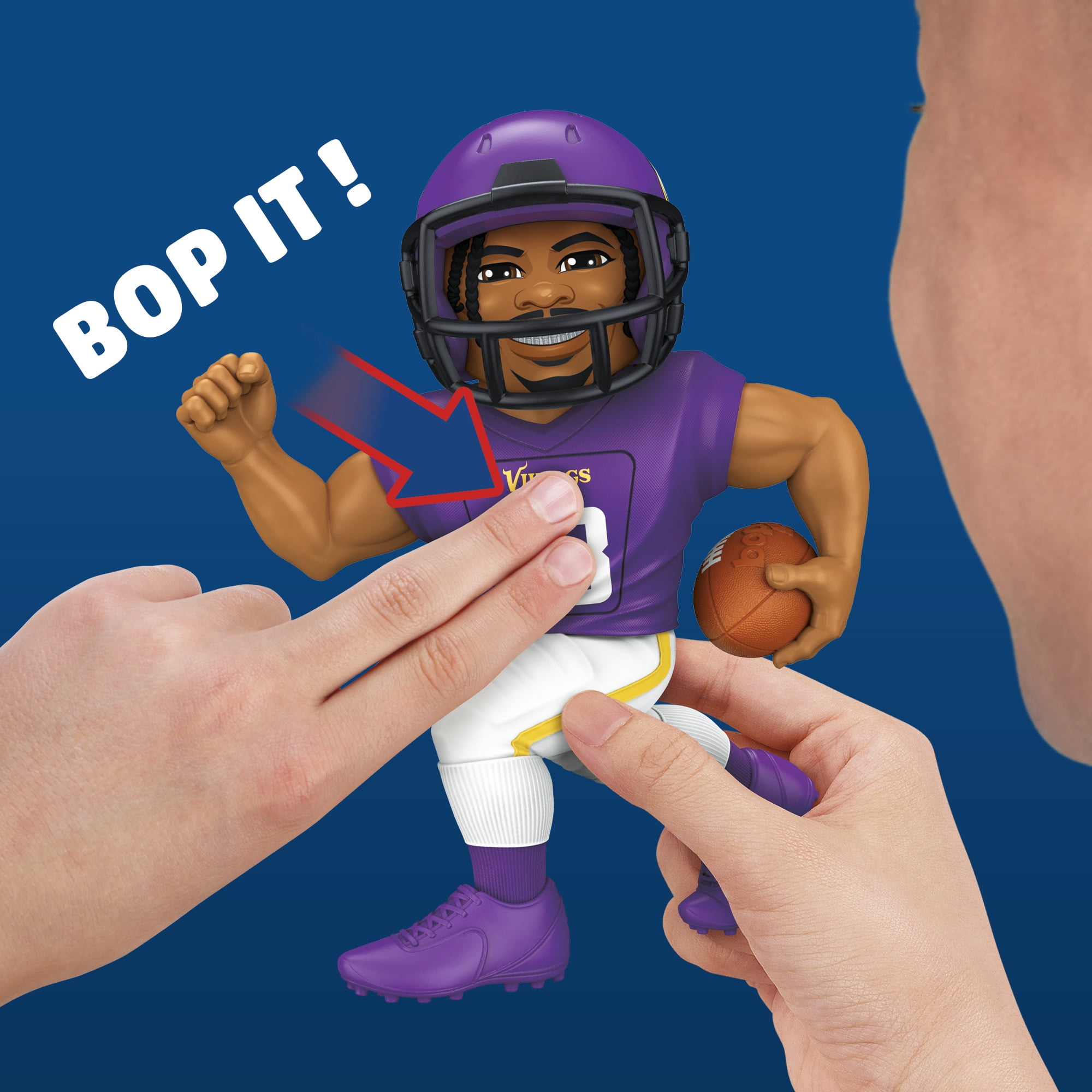 Bop It! Justin Jefferson Edition Game, Officially Licensed NFL Games for Kids and Teens, 8+