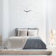 thumbnail image 5 of Reloj de pared 3D DIY Acrílico Espejo Pegatinas Dormitorio Cuarzo Aguja (Plata) Likrtyny Para estrenar, 5 of 9