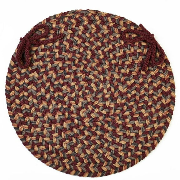 Rhody Rug Easy Living Spanish Red 15" Chair Pad