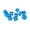 Blue, variant on Trayknick 10Pcs Transparent Polyhedral D10 Multicolor Dice Game Party Pub Supplies Gift Green 10pcs