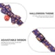 thumbnail image 3 of Halloween Dog and Cat Bow Tie Collar Purple Polyester Cozy 1 Pcs, 3 of 5