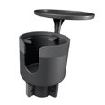 thumbnail image 4 of Bandeja de expansión para portavasos de coche con rotación de base ajustable degree Botellas estables Tazas Negro Zulema Bandeja de expansión para soporte de coche, 4 of 8