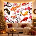 thumbnail image 3 of Koi Fish and Cherry Blossoms on a Pale Background, Serene Japanese Inspired for Nature Lovers, Floral Wall Art, Housewarming Gift Tapestry Wall Hanging for Living Room and Bedroom, 3 of 7