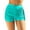 Aqua, variant on Charmo Womens Swim Shorts High Waisted Tummy Control Swimsuit Bottoms Ruched Board Shorts
