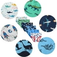 thumbnail image 2 of Boys Rocket Underwear Children Dinosaur Panties Little Kids Shark Briefs Toddler Cotton Breathable Comfort Airplane 6 Pack Underpants Size 6, 2 of 6