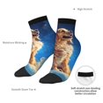 thumbnail image 6 of Pofeuu Starry Sky Cloud Dog Print 30cm Socks, Adult Running Hiking Socks for Youth and Adult, 6 of 7