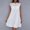 White, variant on EGNMCR Summer Dresses Women Trendy Women's Summer Fashion Round Neck Sleeveless Lace Crochet Cutout Loose Lace Midi Holiday Dress