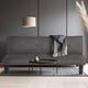 thumbnail image 1 of Sofá Cama Mia Individual Plegable y Reclinable Tapizado Lino gris oscuro, 1 of 7