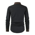 thumbnail image 4 of Men's Western Shirt Long Sleeve Embroidered Cowboy Casual Snap Button Shirt, 4 of 7