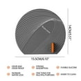 thumbnail image 2 of EDHITNR Hair Catcher Drain Cover, Bathtub Stopper Plug for Shower Sink, Flat PVC Suction Cup Drain Protector for Kitchen Bathroom Tub Floor Odor Block, Dark Grey, 2 of 7