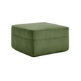 thumbnail image 7 of Newest Boneless Ottoman, Green Corduroy Cloud Footrest with Memory Foam, No Assembly Needed, Square, 7 of 7