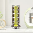 thumbnail image 3 of Shoreew Coffee Capsule Holder Stand Rack for Nespresso Vertuoline 360 Degrees Rotatable Large Capacity Organizer Carousel for Home Office Kitchen Gift, 3 of 5
