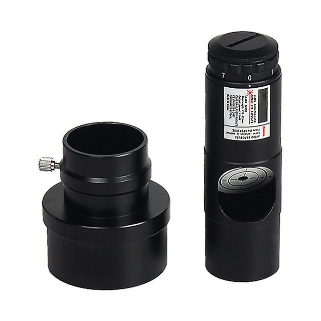Colimador láser para telescopio de 1,25 pulgadas, calibrador Bysameyee con 2 adaptadores para colimación de telescopio con reflector newtoniano