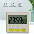 thumbnail image 3 of 24 Hours Cooking Timer Bedroom Kitchen Digital Countdown Count up Alarm Barbeque Reading Electronic Stopwatch Battery Operated Green, 3 of 8