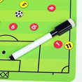 thumbnail image 3 of Tablero de entrenamiento de fútbol Entrenadores Portapapeles Kit de tablero magnético táctico con borrado en seco, rotulador y bolsa con cremallera, 3 of 4