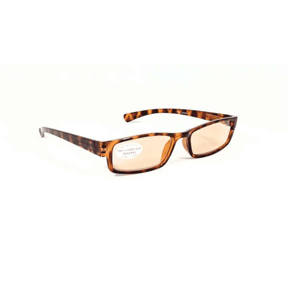 FOCUS ANTI-GLARE Computer Glasses Reduce Blue Light & Fatigue Tortoise Half-Eye