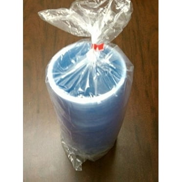 Clear Heat Shrink Bands - Fits Round Plastic Soup/Deli Container C 250/Pk (pack of 250)