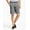 Gray Marl, variant on Ma Croix Mens Twill Chino Shorts with Belt Flat Front Modern Fit