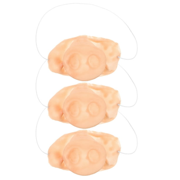 3 piezas de accesorios para disfraz de nariz de cerdo con banda elástica para fiesta de cosplay de Halloween, hocico de cerdo de látex realista, divertido accesorio de nariz de animal para fiestas t
