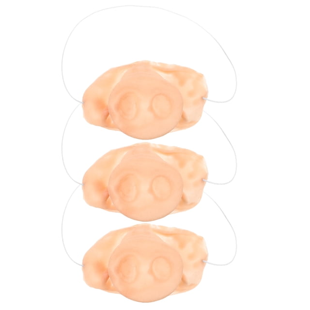3 piezas de accesorios para disfraz de nariz de cerdo con banda elástica para fiesta de cosplay de Halloween, hocico de cerdo de látex realista, divertido accesorio de nariz de animal para fiestas t